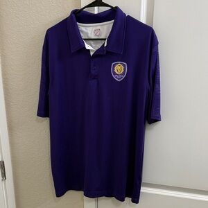 Orlando City Men’s Purple Polo with Club Crest
